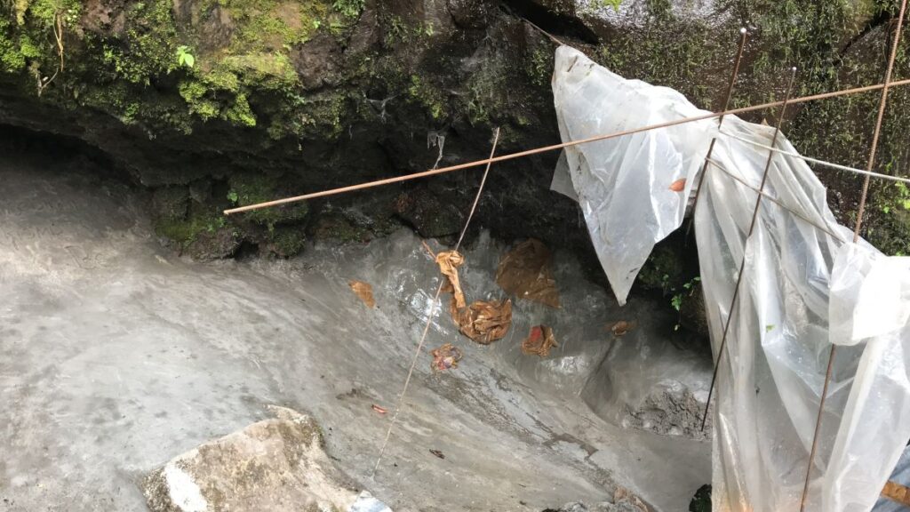 Cement lining catchment